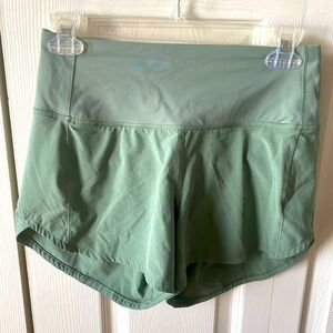 Lululemon Athletica Sage Green Athletic Shorts